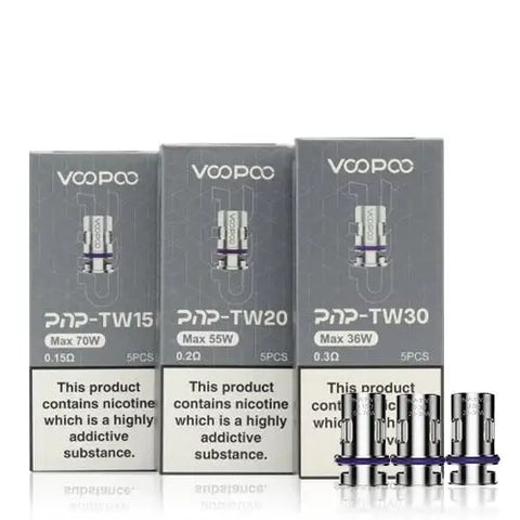 Voopoo PnP TW/DW Replacement Coils Pack of 5 - Topvapewholesale