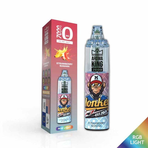 0% Aroma King 7000 Disposable Vape Pod Box of 10 - Topvapewholesale