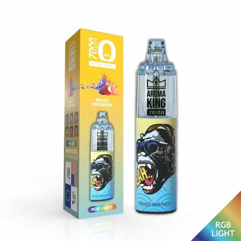 0% Aroma King 7000 Disposable Vape Pod Box of 10 - Topvapewholesale