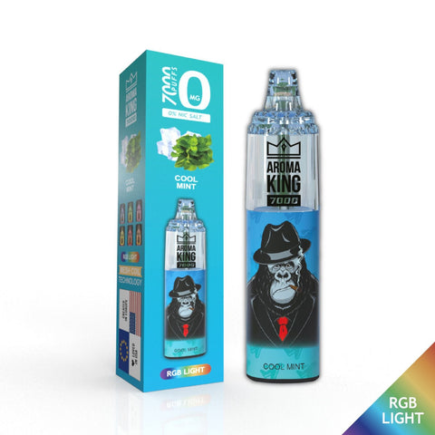 0% Aroma King 7000 Disposable Vape Pod Box of 10 - Topvapewholesale