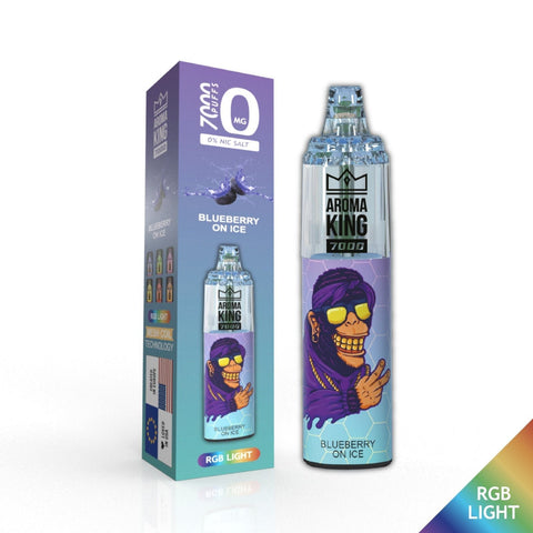 0% Aroma King 7000 Disposable Vape Pod Box of 10 - Topvapewholesale