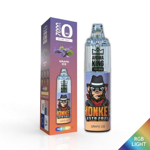 0% Aroma King 7000 Disposable Vape Pod Box of 10 - Topvapewholesale