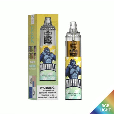 0% Aroma King 7000 Disposable Vape Pod Box of 10 - Topvapewholesale