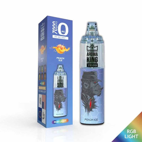 0% Aroma King 7000 Disposable Vape Pod Box of 10 - Topvapewholesale