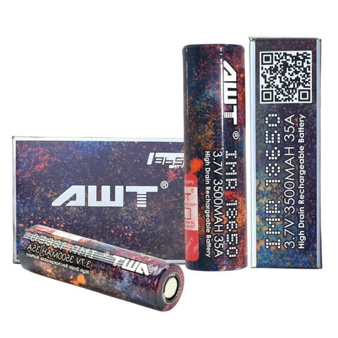 18650 AWT 3.7V 3500MAH 35A RAINBOW BATTERY [PACK OF 2] - Topvapewholesale