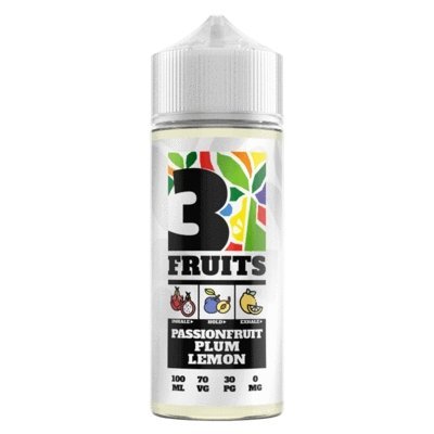 3 Fruits 100ml Shortfill - Topvapewholesale