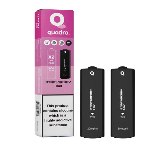 4 in 1 Quadro 2400 Puffs Replacement Pods Box of 10 - Topvapewholesale