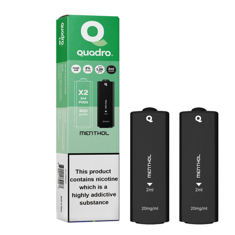 4 in 1 Quadro 2400 Puffs Replacement Pods Box of 10 - Topvapewholesale