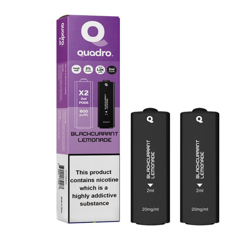 4 in 1 Quadro 2400 Puffs Replacement Pods Box of 10 - Topvapewholesale