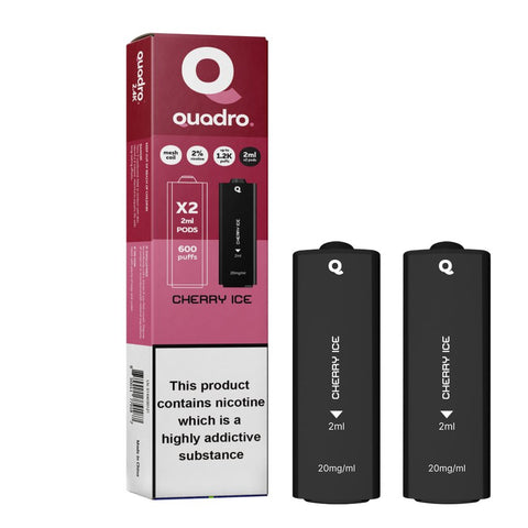 4 in 1 Quadro 2400 Puffs Replacement Pods Box of 10 - Topvapewholesale