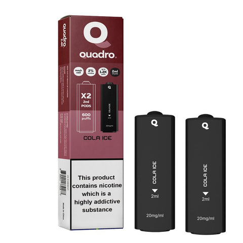 4 in 1 Quadro 2400 Puffs Replacement Pods Box of 10 - Topvapewholesale