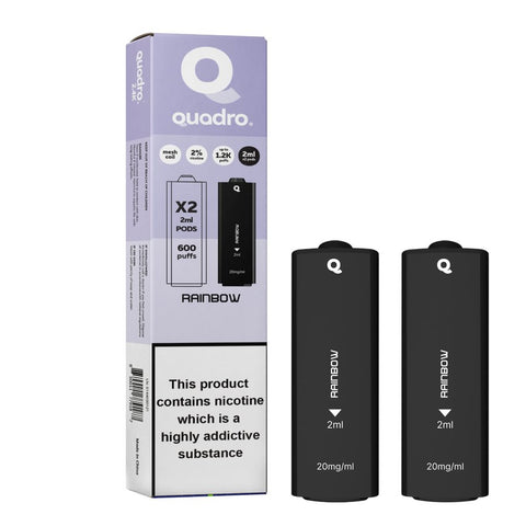 4 in 1 Quadro 2400 Puffs Replacement Pods Box of 10 - Topvapewholesale