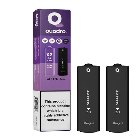 4 in 1 Quadro 2400 Puffs Replacement Pods Box of 10 - Topvapewholesale