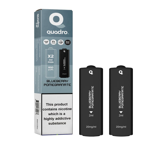 4 in 1 Quadro 2400 Puffs Replacement Pods Box of 10 - Topvapewholesale