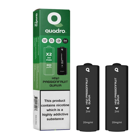 4 in 1 Quadro 2400 Puffs Replacement Pods Box of 10 - Topvapewholesale