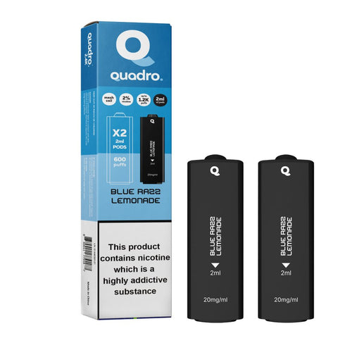 4 in 1 Quadro 2400 Puffs Replacement Pods Box of 10 - Topvapewholesale