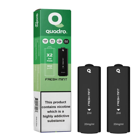 4 in 1 Quadro 2400 Puffs Replacement Pods Box of 10 - Topvapewholesale