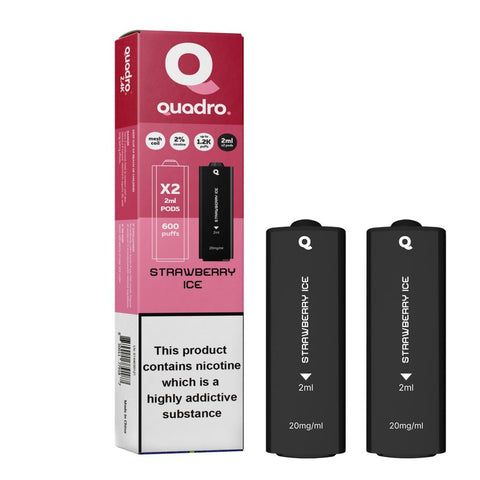 4 in 1 Quadro 2400 Puffs Replacement Pods Box of 10 - Topvapewholesale