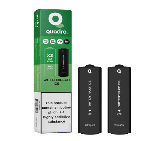 4 in 1 Quadro 2400 Puffs Replacement Pods Box of 10 - Topvapewholesale