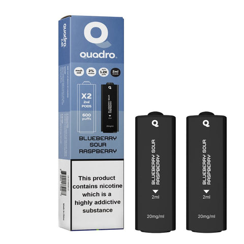 4 in 1 Quadro 2400 Puffs Replacement Pods Box of 10 - Topvapewholesale