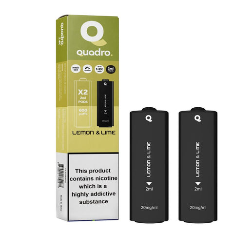4 in 1 Quadro 2400 Puffs Replacement Pods Box of 10 - Topvapewholesale