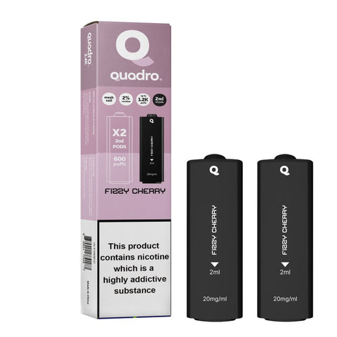 4 in 1 Quadro 2400 Puffs Replacement Pods Box of 10 - Topvapewholesale