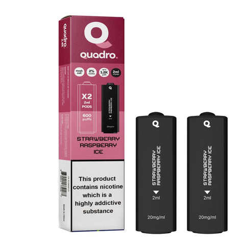 4 in 1 Quadro 2400 Puffs Replacement Pods Box of 10 - Topvapewholesale