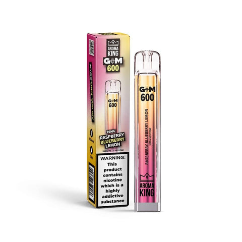 Aroma King Gem 600 Disposable Vape Pod Box of 10 - Topvapewholesale