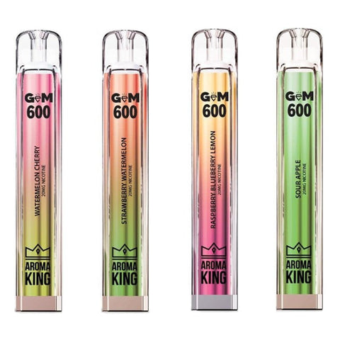 Aroma King Gem 600 Disposable Vape Pod Box of 10 - Topvapewholesale