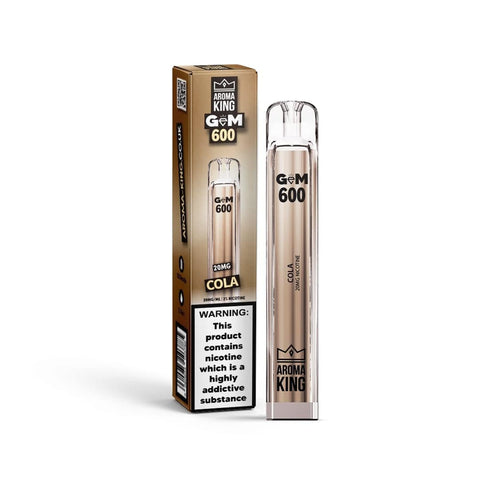 Aroma King Gem 600 Disposable Vape Pod Box of 10 - Topvapewholesale