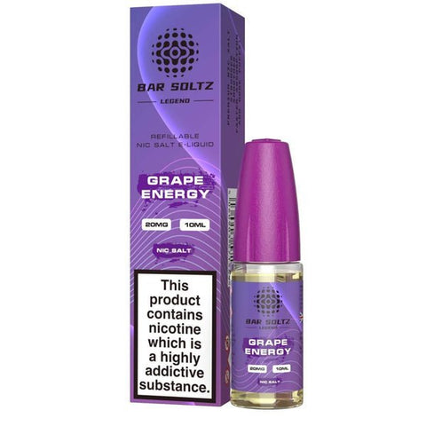 Bar Soltz Legend Nic Salts 10ml E - liquids - Box of 10 - Topvapewholesale