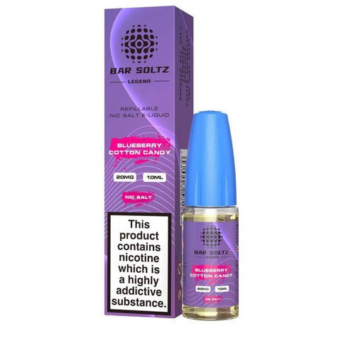 Bar Soltz Legend Nic Salts 10ml E - liquids - Box of 10 - Topvapewholesale