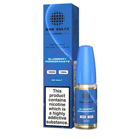 Bar Soltz Legend Nic Salts 10ml E - liquids - Box of 10 - Topvapewholesale