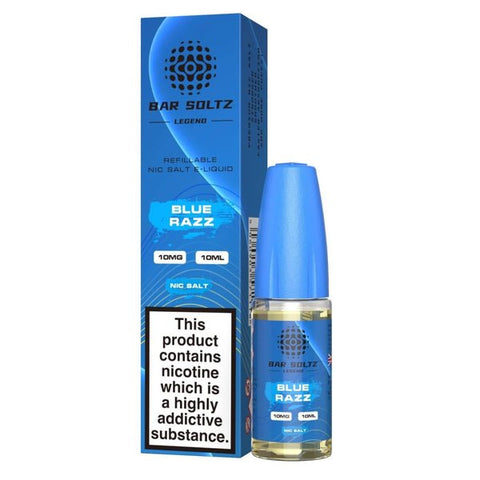 Bar Soltz Legend Nic Salts 10ml E - liquids - Box of 10 - Topvapewholesale