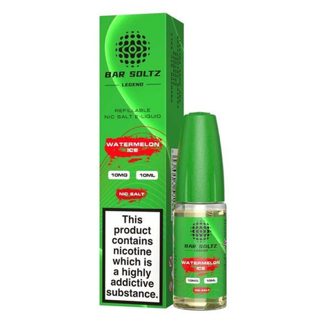Bar Soltz Legend Nic Salts 10ml E - liquids - Box of 10 - Topvapewholesale