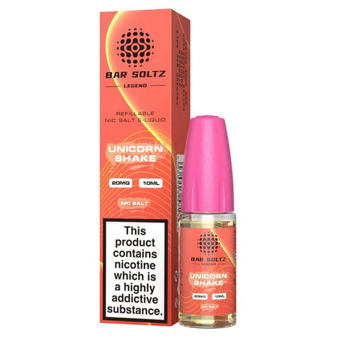 Bar Soltz Legend Nic Salts 10ml E - liquids - Box of 10 - Topvapewholesale