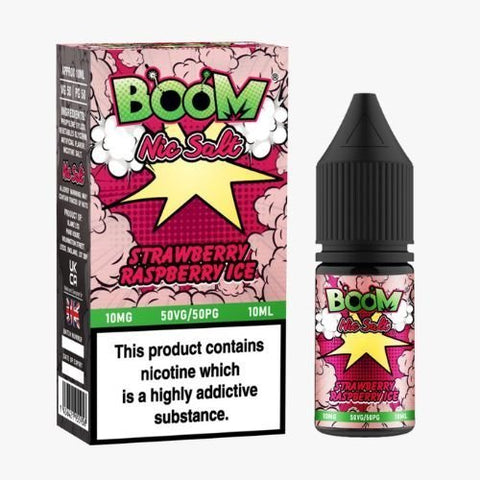 Boom Nic Salts 10ml E - liquids - Box of 10 - Topvapewholesale