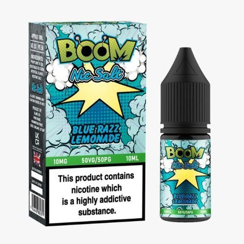 Boom Nic Salts 10ml E - liquids - Box of 10 - Topvapewholesale