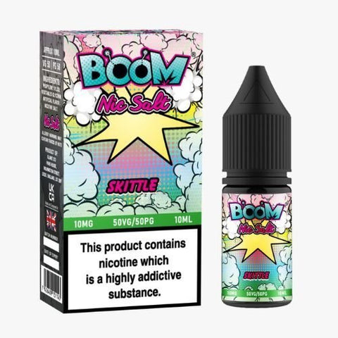 Boom Nic Salts 10ml E - liquids - Box of 10 - Topvapewholesale