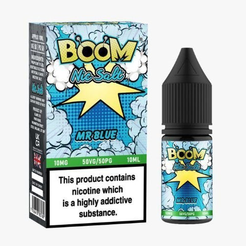 Boom Nic Salts 10ml E - liquids - Box of 10 - Topvapewholesale