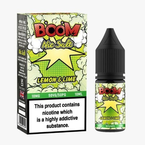 Boom Nic Salts 10ml E - liquids - Box of 10 - Topvapewholesale