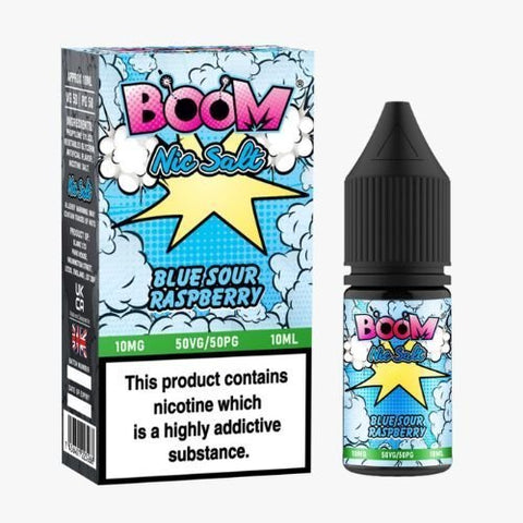 Boom Nic Salts 10ml E - liquids - Box of 10 - Topvapewholesale