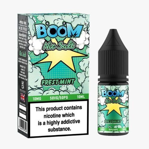 Boom Nic Salts 10ml E - liquids - Box of 10 - Topvapewholesale