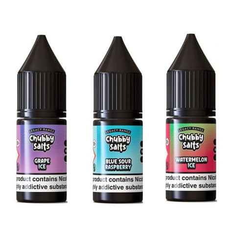 Chubby Salt 10ml E - liquids Nic Salts - Box of 10 - Topvapewholesale