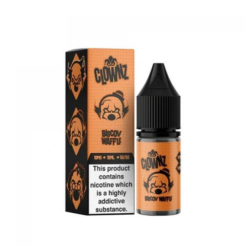 Clownz Nic Salts 10ml Box of 10 - Topvapewholesale
