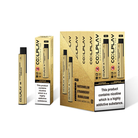 Coolplay XE03 600 Puffs Disposable Vape Pod Box of 10 - Topvapewholesale
