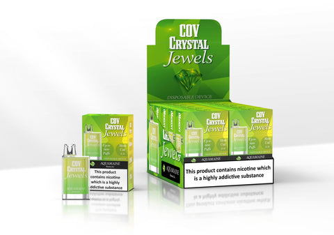 COV Crystal Jewels 600 Puff Disposable Vape Pod - Pack of 10 - Topvapewholesale
