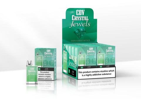 COV Crystal Jewels 600 Puff Disposable Vape Pod - Pack of 10 - Topvapewholesale