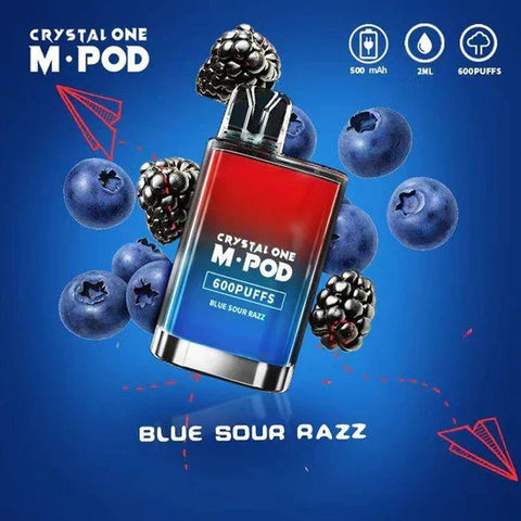 Crystal One M Pod 600 Disposable Vape Pod - Box of 10 - Topvapewholesale