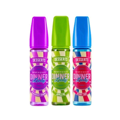 Dinner Lady Desserts 50ml Shortfill - Topvapewholesale